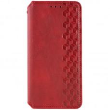 Шкіряний чохол книжка GETMAN Cubic (PU) для Samsung Galaxy A15 4G/5G Червоний
