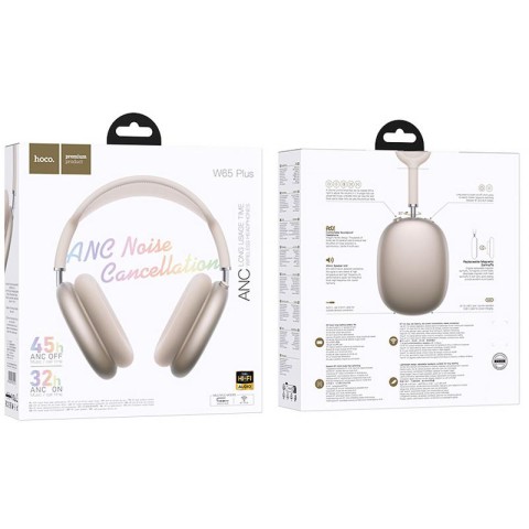Накладні бездротові навушники Hoco W65 Plus Happy ANC Star Color