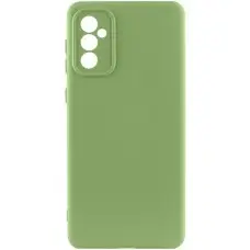 Чохол TPU GETMAN Liquid Silk Full Camera для Samsung Galaxy S24+ Зелений / Pistachio
