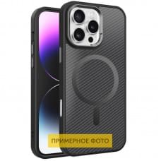 Чехол TPU+PC Carbon Mirage with MagSafe для Apple iPhone 16 Plus (6.7")