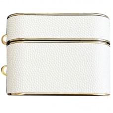 Шкіряний футляр Suitcase для навушників AirPods 3 White