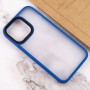 TPU+PC чохол Metal Buttons для Apple iPhone 12 Pro / 12 (6.1") Блакитний