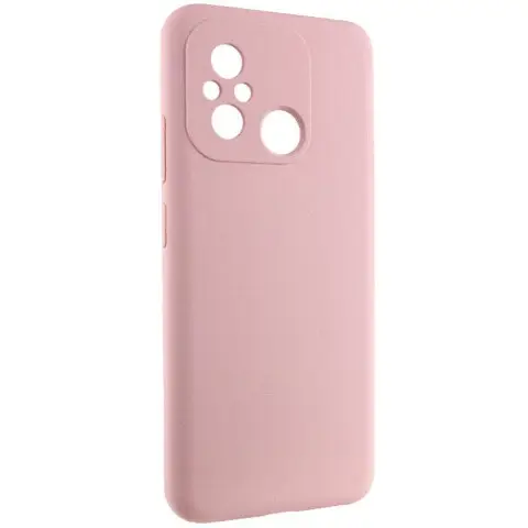 Чохол Silicone Cover Lakshmi Full Camera (AAA) для Xiaomi Redmi 12C Рожевий / Pink Sand