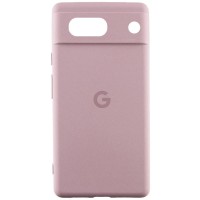 Чохол Silicone Cover Lakshmi Full Camera (AAA) with Logo для Google Pixel 7a Рожевий / Pink Sand