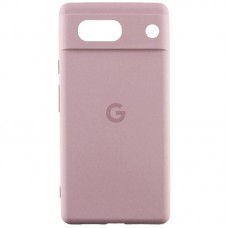 Чохол Silicone Cover Lakshmi Full Camera (AAA) with Logo для Google Pixel 7a Рожевий / Pink Sand