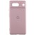 Чохол Silicone Cover Lakshmi Full Camera (AAA) with Logo для Google Pixel 7a Рожевий / Pink Sand