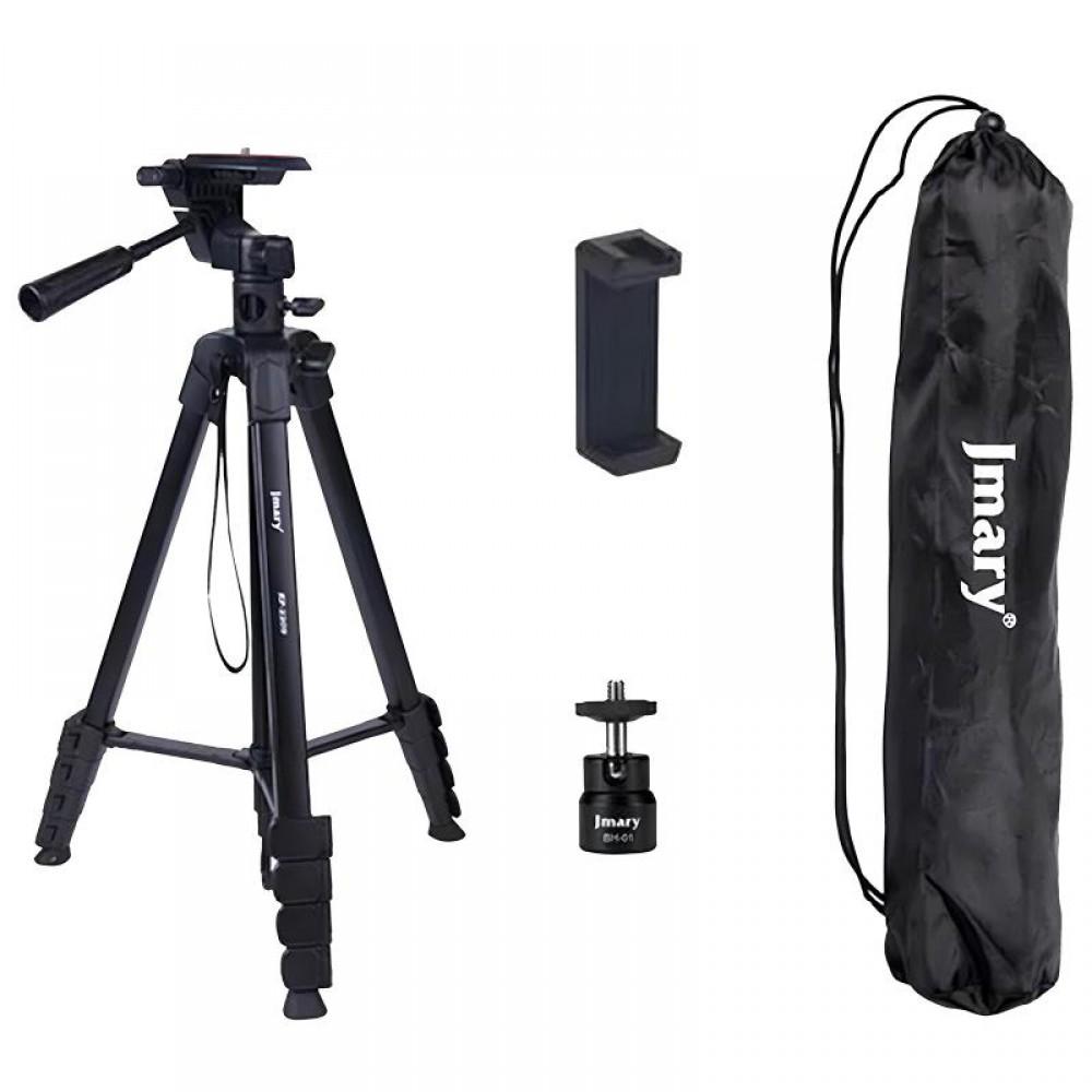 Штатив Jmary KP-2209 для зйомки 41-173см 3in1 + чохол Black Штатив Jmary KP-2209 для зйомки 41-173см 3in1 + чохол Black