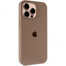 Чохол Silicone Case Full Protective (AA) для Apple iPhone 16 Pro (6.3") Коричневий / Brown