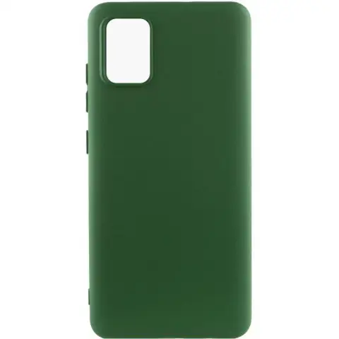 Чохол Silicone Cover Ummi Lakshmi (AA) для Samsung Galaxy A71 Зелений / Dark green