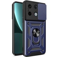 Чохол Ummi Camshield Serge Ring для Xiaomi Redmi Note 13 Pro 4G / 14s / Poco M6 Pro 4G Синій / Navy