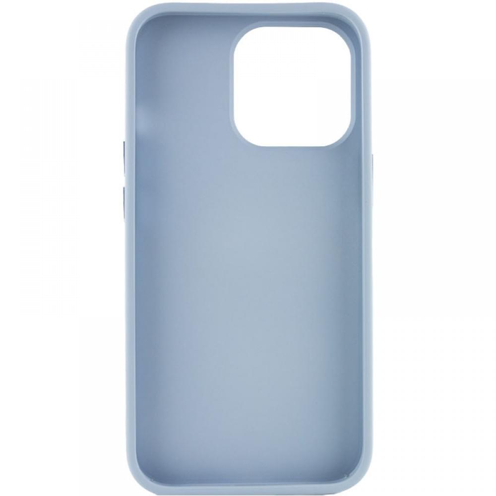 TPU чохол Bonbon Metal Style для Apple iPhone 14 Pro (6.1") Блакитний / Mist blue