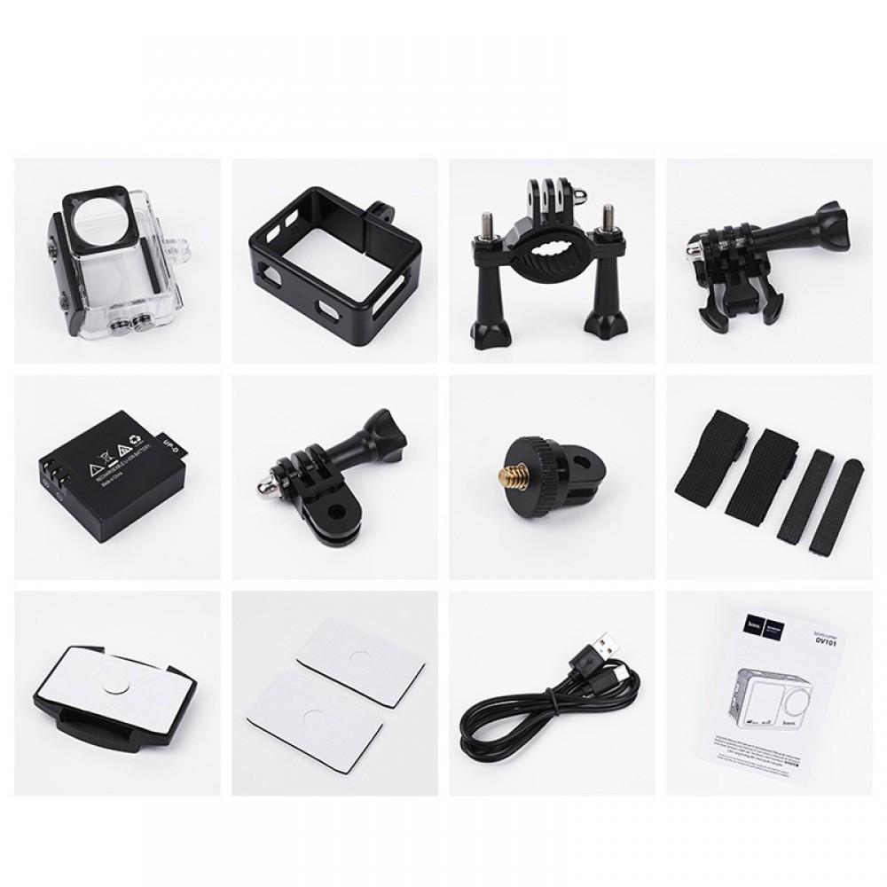 Екшн-камера Hoco DV101 Dual color screen Sports Black
