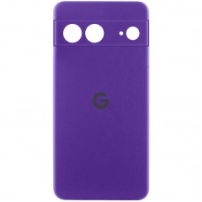 Чохол Silicone Cover Lakshmi Full Camera (AAA) with Logo для Google Pixel 7 Фіолетовий / Amethyst