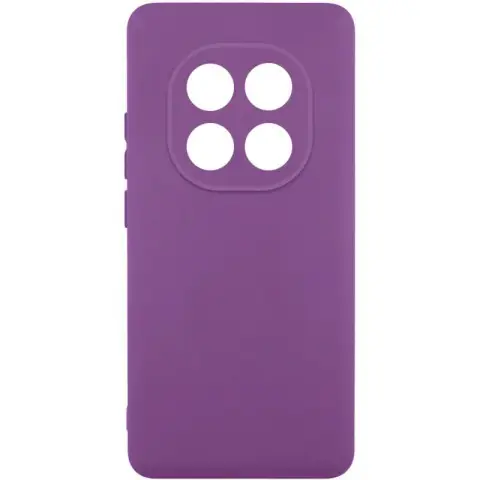 Чохол TPU GETMAN Liquid Silk Full Camera для Xiaomi Redmi Note 14 Pro+ 5G Фіолетовий / Grape