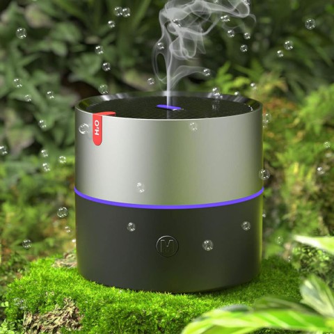 Зволожувач повітря з підсвічуванням WX107 Type-C/5V USB 230ml Black