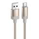 Дата кабель Hoco X117 Star USB to Type-C 3A (1m) Gold