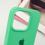 Чохол Silicone Case Full Protective (AA) для Apple iPhone 15 Pro Max (6.7") Зелений / Spearmint