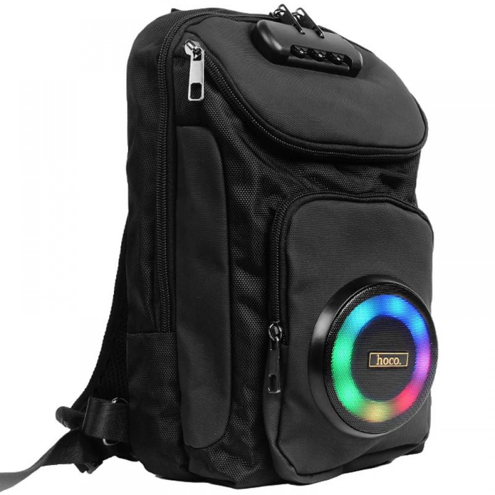 Слінг-рюкзак зі вбудованою колонкою Hoco HC42 Journey Bass Black