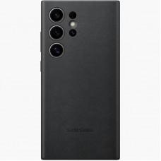 Шкіряний чохол Leather Case (AAA) для Samsung Galaxy S24 Ultra Black