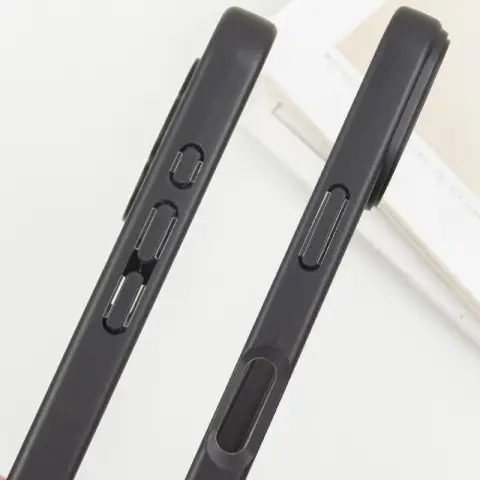 TPU чохол Transparent + Colour 1,5mm для Apple iPhone 16 (6.1") Black