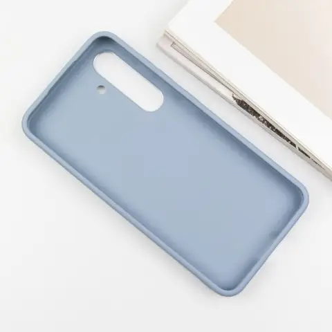 TPU чохол Bonbon Metal Style для Samsung Galaxy S24 / S25 Блакитний / Mist blue