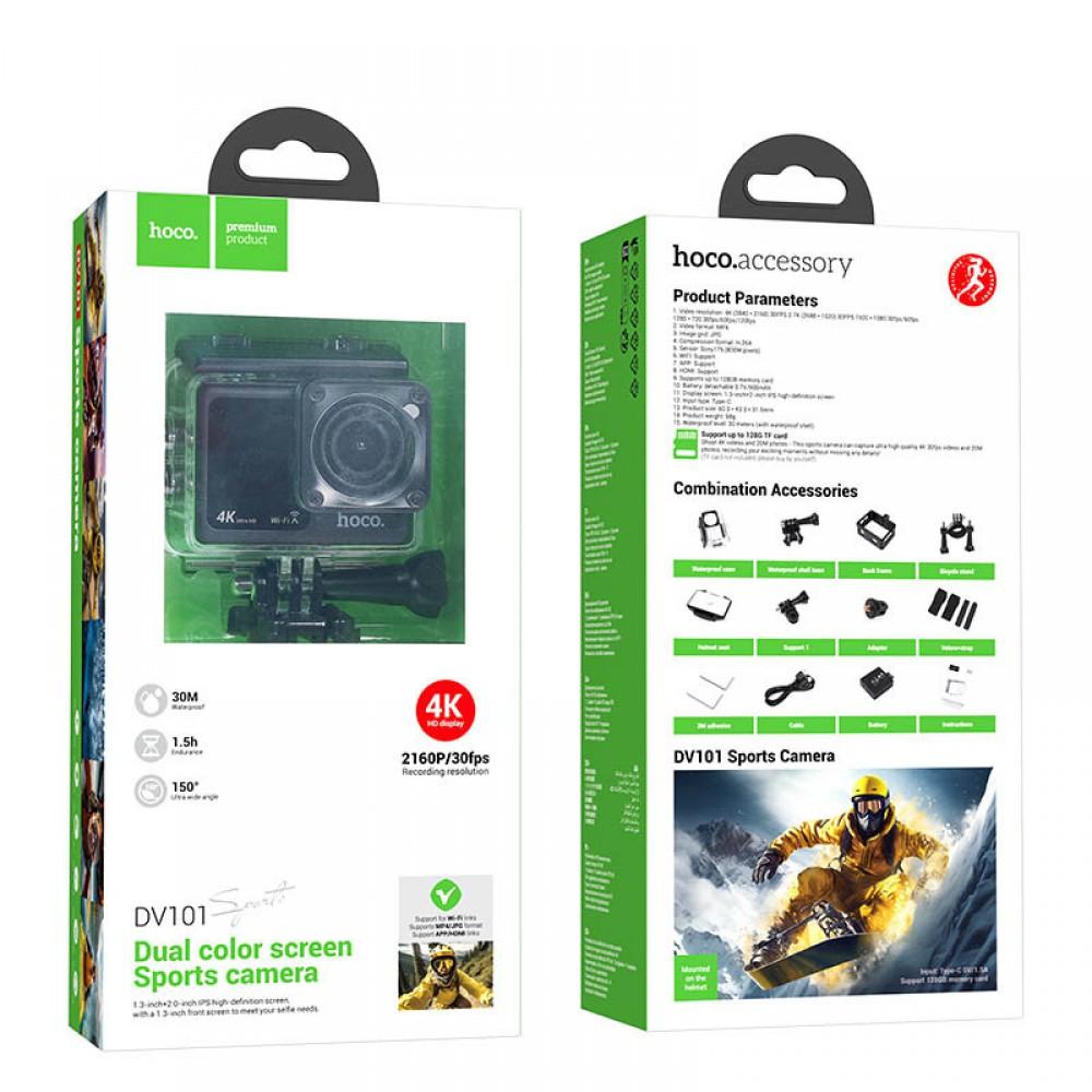 Екшн-камера Hoco DV101 Dual color screen Sports Black