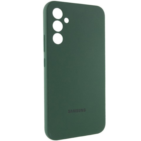 Чохол Silicone Cover Lakshmi Full Camera (AAA) with Logo для Samsung Galaxy A34 5G Зелений / Cyprus Green