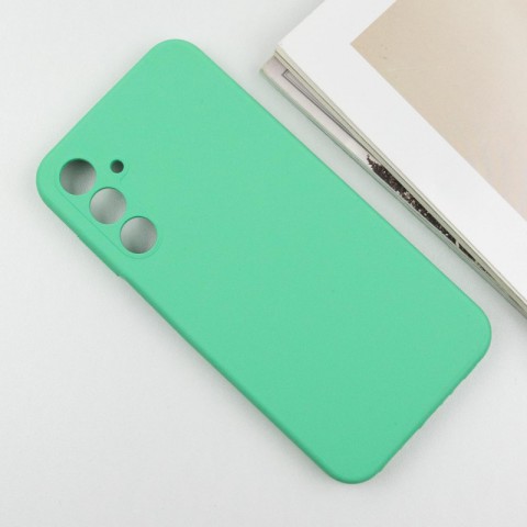Чохол Silicone Cover Lakshmi Full Camera (AA) для Samsung Galaxy A55 Ментоловий / Mint