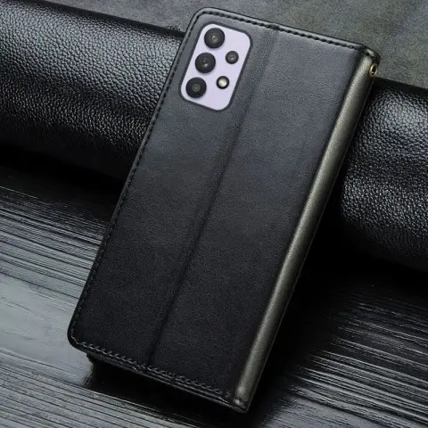 Шкіряний чохол-книжка GETMAN Gallant (PU) для Samsung Galaxy A32 4G Чорний