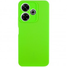 Чохол Silicone Cover Lakshmi Full Camera (AA) для Xiaomi Redmi 13 4G / Poco M6 4G Салатовий / Neon Green