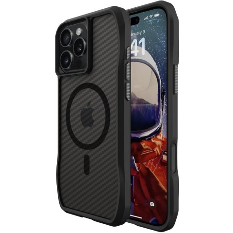 Чохол TPU Space Octagon with MagSafe для Apple iPhone 16 Pro (6.3") Carbon Black