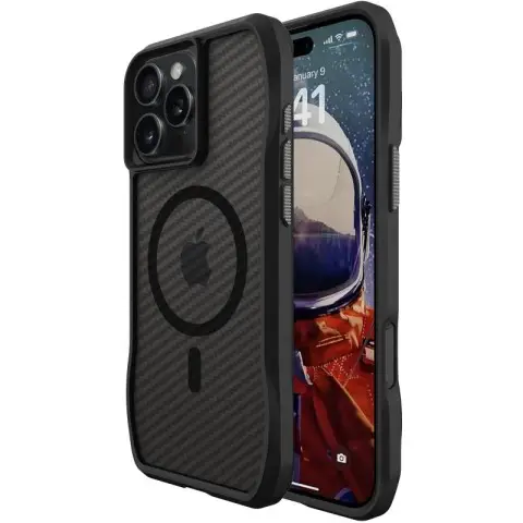 Чохол TPU Space Octagon with MagSafe для Apple iPhone 16 Pro (6.3") Carbon Black