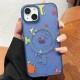 Чохол TPU+PC Flush with MagSafe для Apple iPhone 15 (6.1") Dark blue