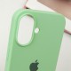Чохол Silicone Case Full Protective (AA) для Apple iPhone 16 Plus (6.7") Зелений / Pistachio