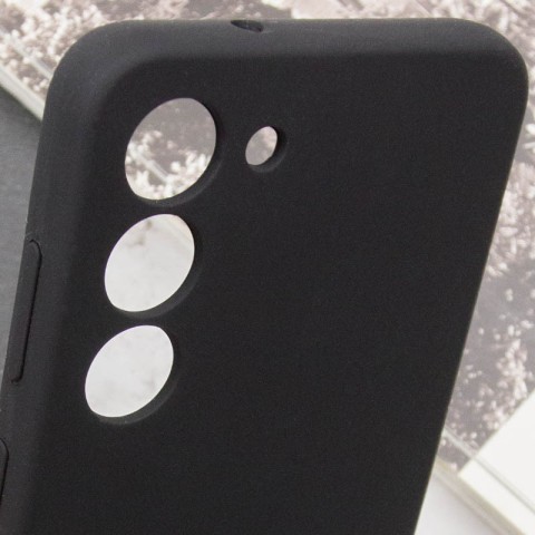Чохол Silicone Cover Lakshmi Full Camera (AAA) для Samsung Galaxy S22 Чорний / Black