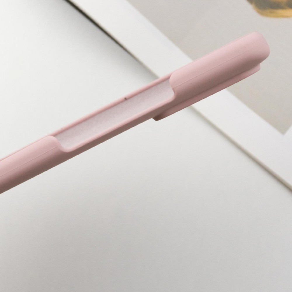 Чохол Silicone Cover Lakshmi Full Camera (AAA) для Xiaomi Redmi Note 10 Pro / 10 Pro Max Рожевий / Pink Sand