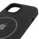 Чохол Silicone Case Full Protective (AA) with MagSafe для Apple iPhone 15 Plus (6.7") Чорний / Black
