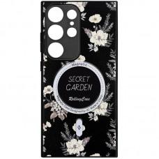 TPU+PC чохол Secret Garden with MagFit для Samsung Galaxy S23 Ultra Black