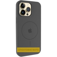 Чохол Silicone Case Full Protective (AA) V2 with MagSafe для Apple iPhone 16 (6.1") Сірий / Dark Gray