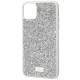 TPU чохол Bling World Rock Diamond для Apple iPhone 15 (6.1") Срібний