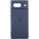 Чохол Silicone Cover Lakshmi Full Camera (AA) with logo для Google Pixel 7a Синій / Midnight blue