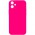 Silicone Case Square Full Camera Protective (AA) NOLOGO для Apple iPhone 11 (6.1") Рожевий / Barbie pink