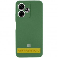Чохол Silicone Cover Lakshmi Full Camera (AA) with logo для Xiaomi Redmi A5 (Europe version) Зелений / Dark green