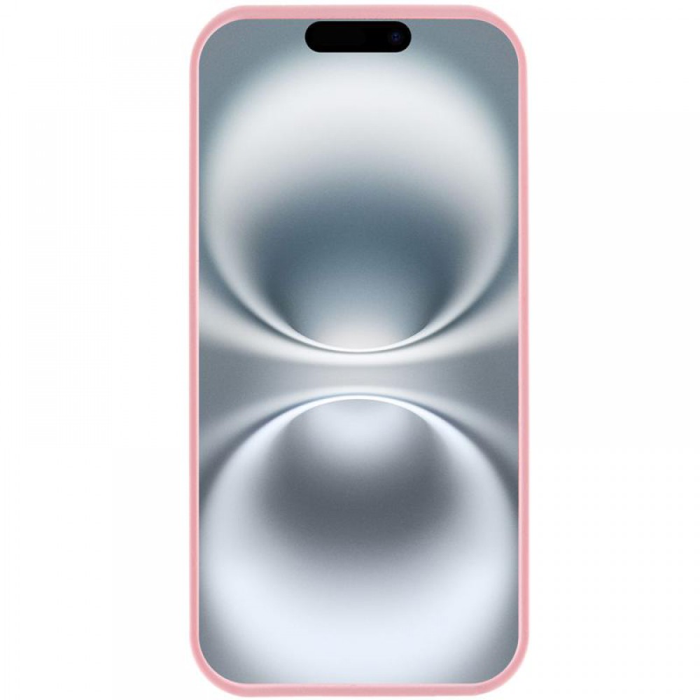 Чохол Silicone Case Full Protective (AA) для Apple iPhone 16e (6.1") Рожевий / Light pink