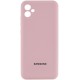 Чохол Silicone Cover Lakshmi Full Camera (AA) with logo для Samsung Galaxy A05 Рожевий / Pink Sand