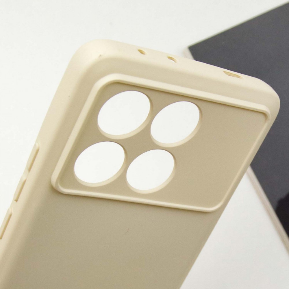 Чохол Silicone Cover Lakshmi Full Camera (A) для Xiaomi Poco X6 Pro Пісочний / Sand