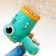 Пістолет для мыльных пузырей Dinosaur Bubble Gun з насадкой на 40 отверстий 50ml Green