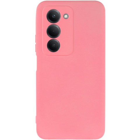 Чохол TPU GETMAN Liquid Silk Full Camera для Xiaomi Redmi 15 (EU) Рожевий / Pink