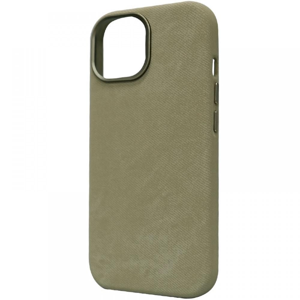 Чохол Denim with MagSafe для Apple iPhone 15 (6.1") Olive