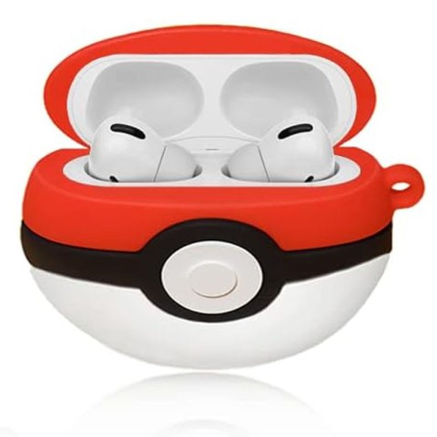 Силіконовий футляр Cartoons&Heroes для навушників AirPods 3 + карабін Покебол
